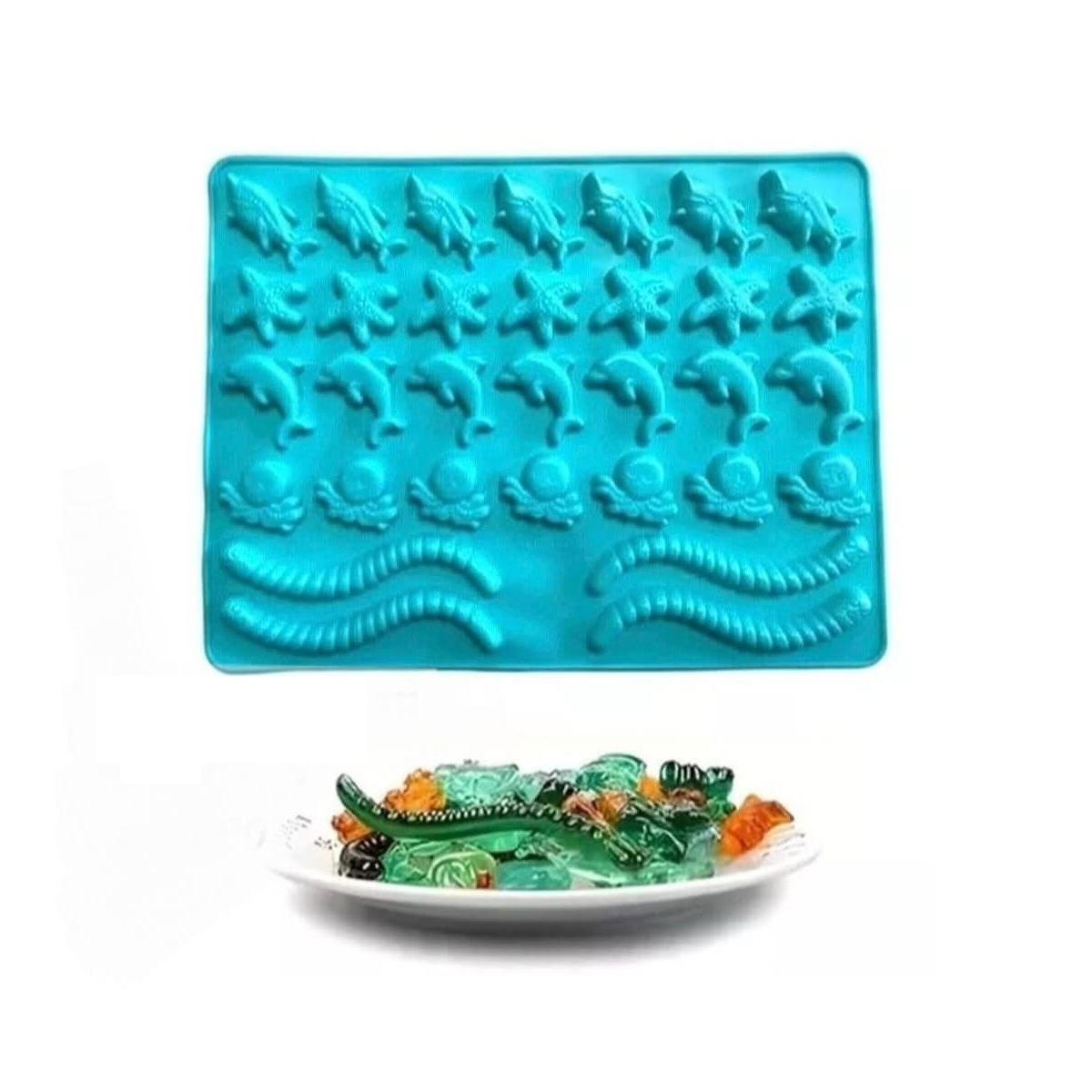 Molde de silicona para gomitas