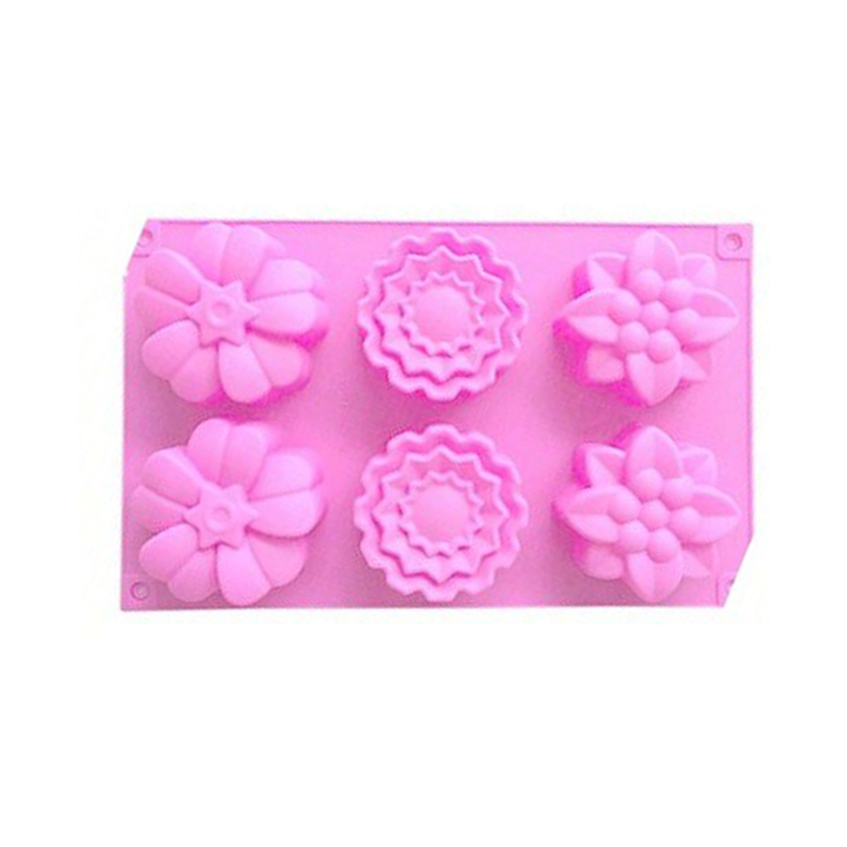 Molde de flores de silicona