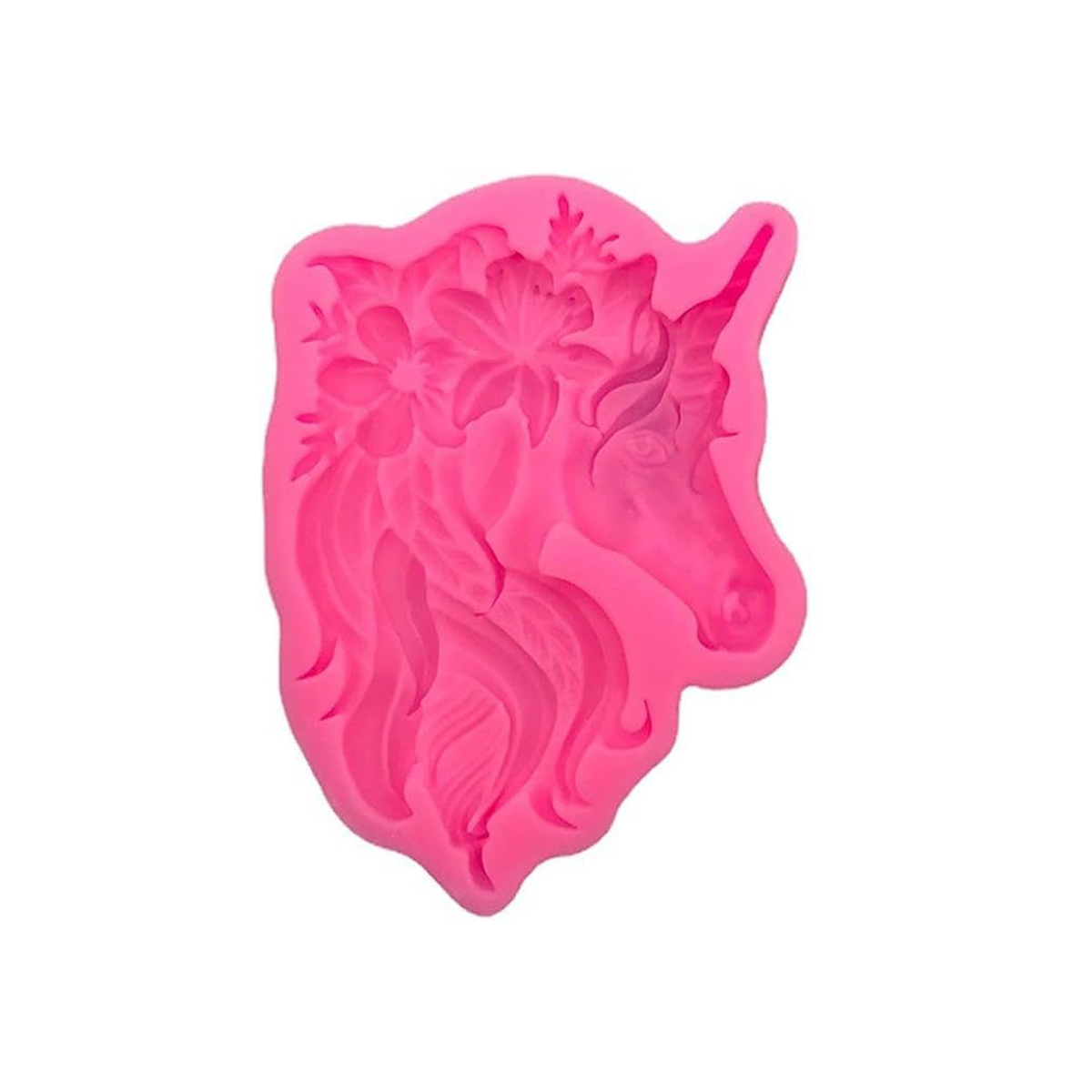 Molde de unicornio de silicona