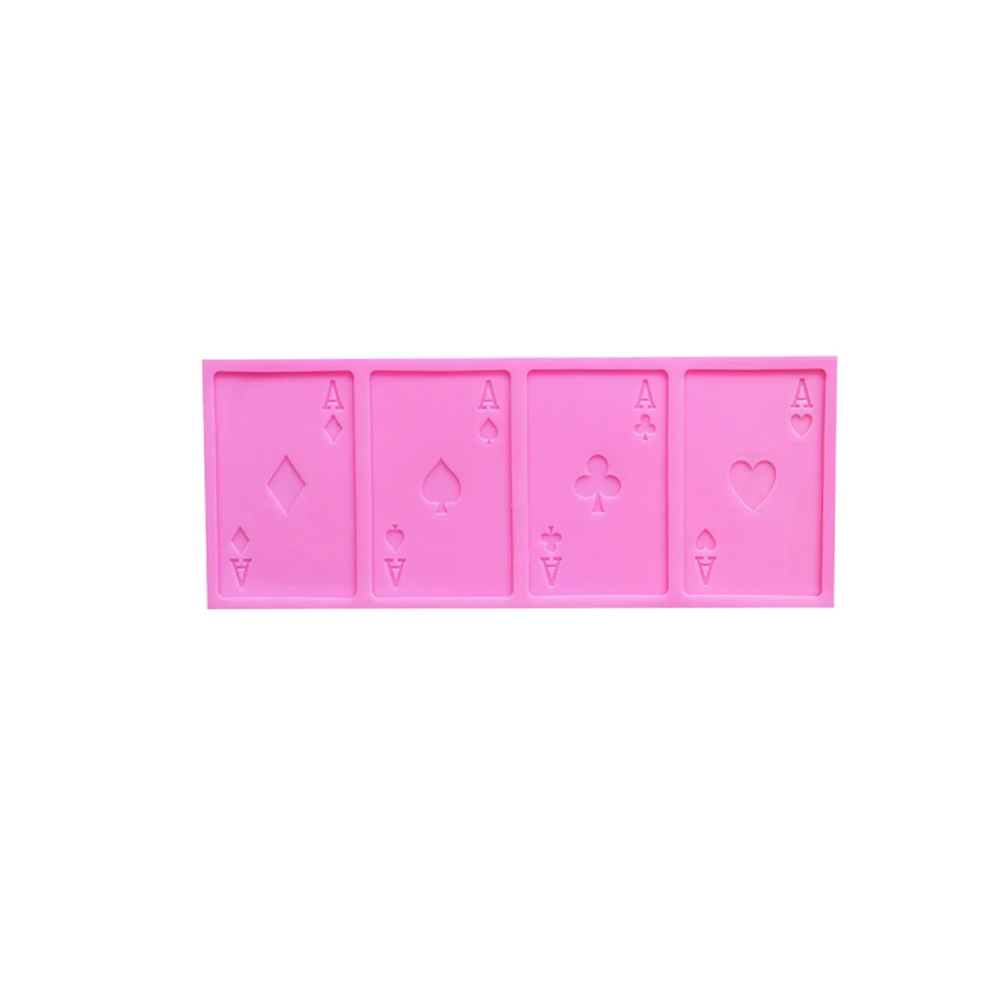 Molde de tarjetas de Poker de silicona