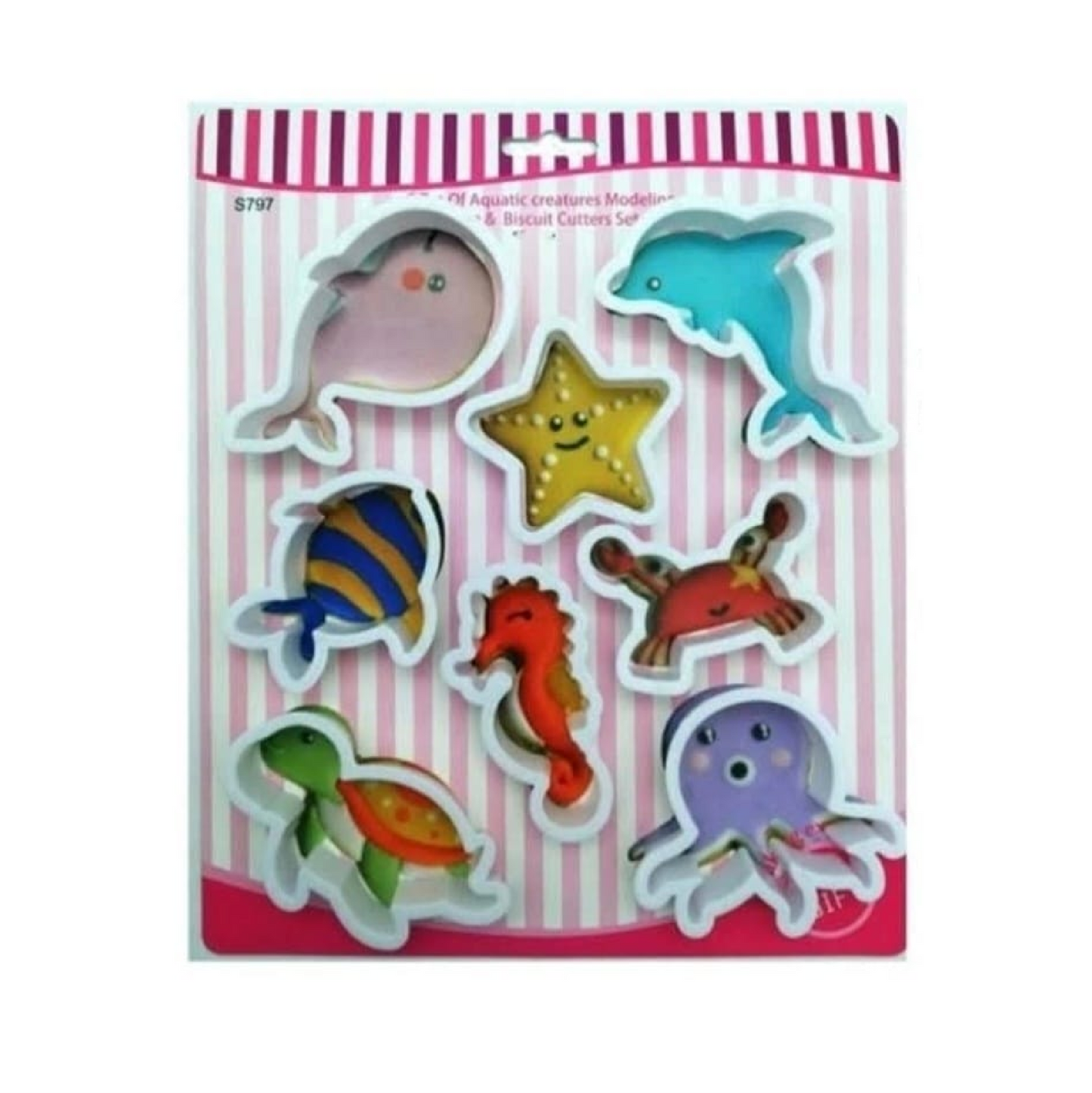 Cortadores de galleta/fondant animales acuáticos