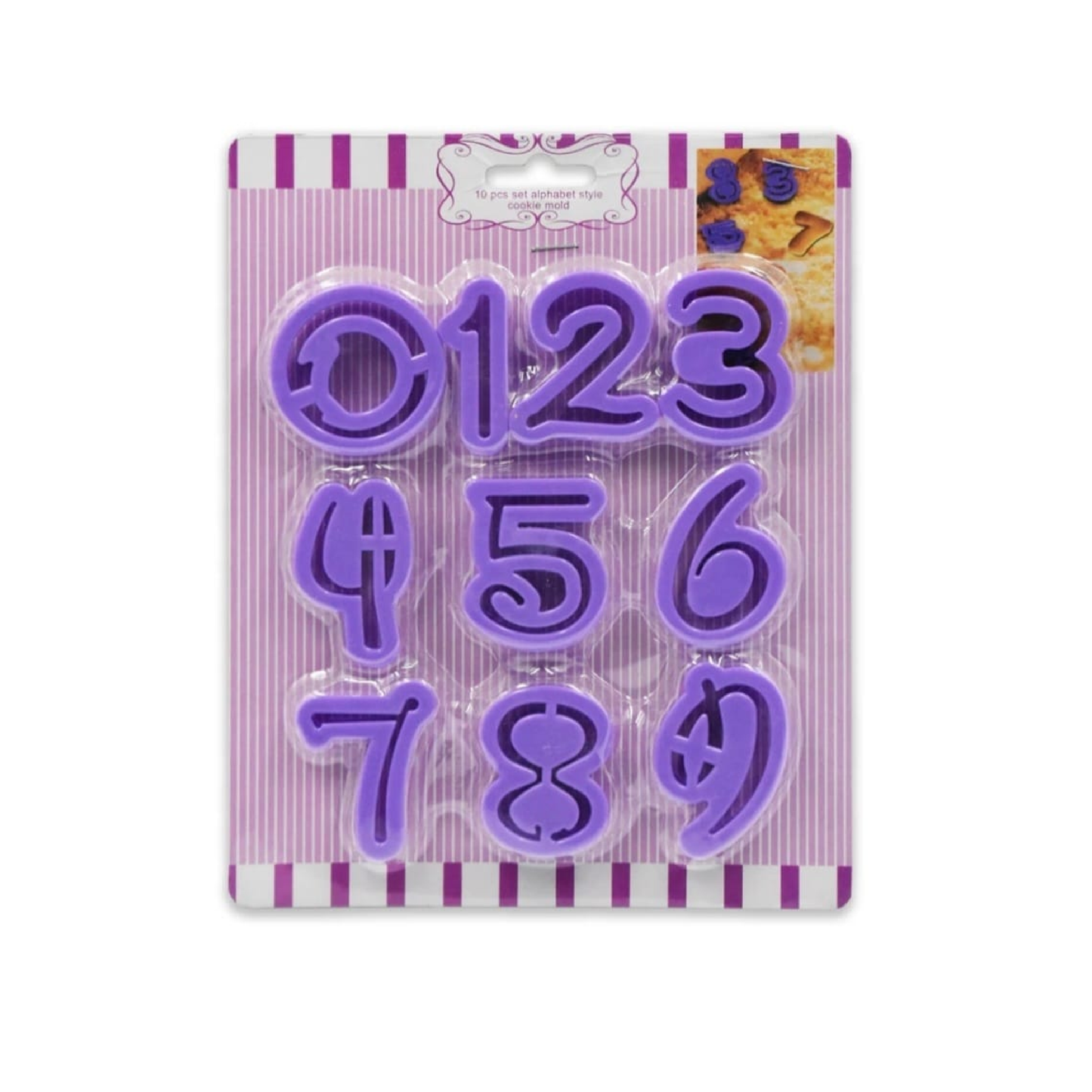 Set cortador de números Disney para fondant