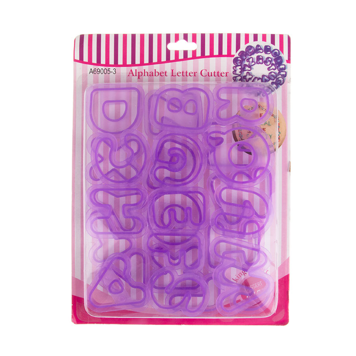 Set cortador de alfabeto para fondant