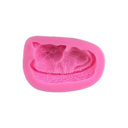 Molde de gato de silicona