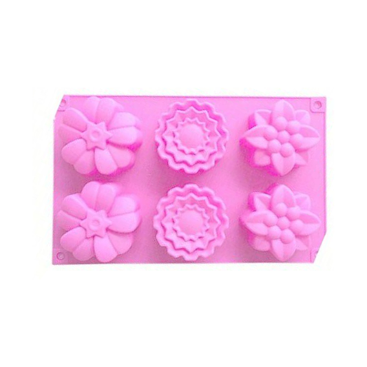 Molde de flores de silicona