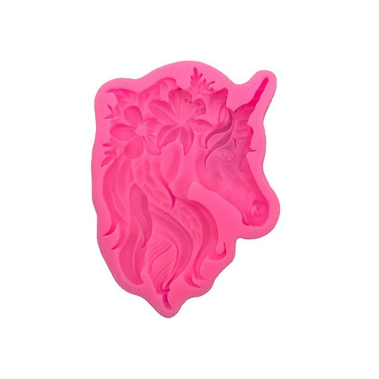 Molde de unicornio de silicona