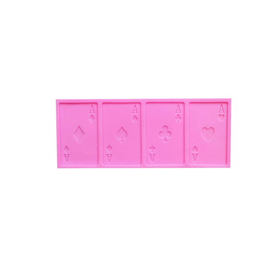 Molde de tarjetas de Poker de silicona