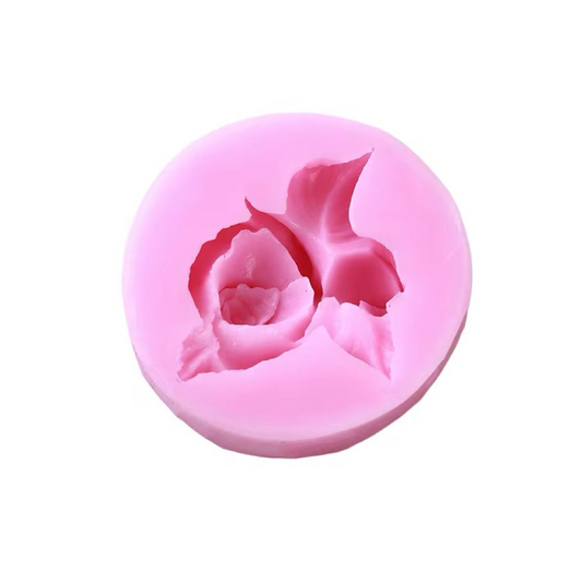 Molde de rosa de silicona