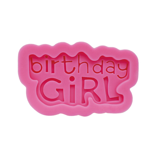 Molde de feliz cumpleaños de silicona
