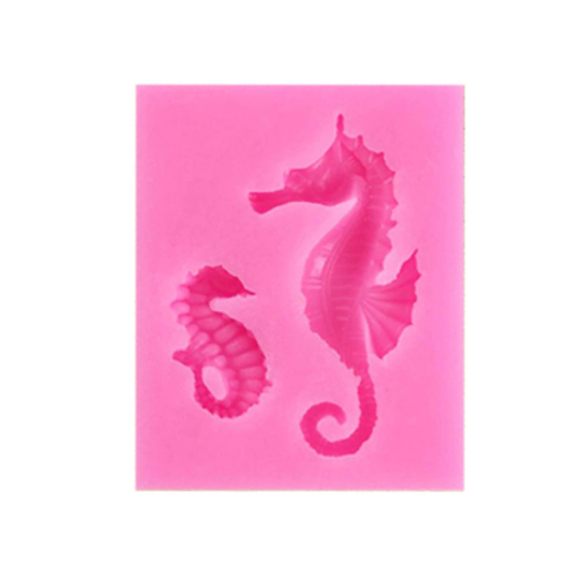 Molde de caballitos de mar de silicona
