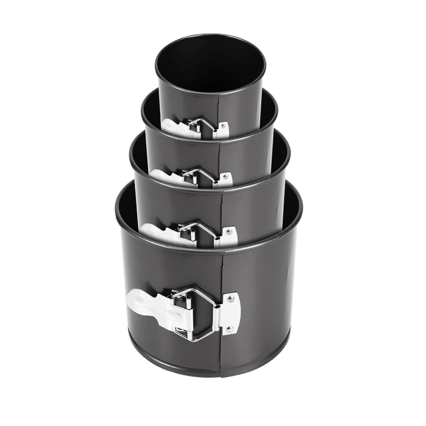 Set de 4 moldes antiadherentes para pastel